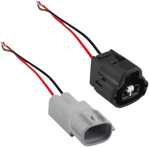 Cars Connectors 1/5/10/20 Sets 2 Pin 90980-11168 Auto Wire Harness Plug 7283-7526-30 for Connector 1JZ 2JZ 1UZ 3UZ(2p Male,1 Set) in Saudi Arabia