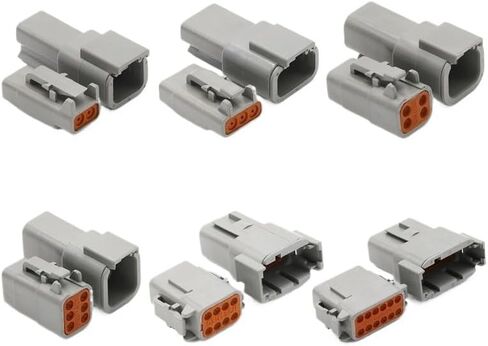 Car Connector Water Proof Automotive Connector Plug Kit M06 M04 2P 3P 4P 6P 8P 12P Male Female Plug Socket for Automobile(3P) in Saudi Arabia