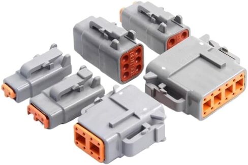 Car Connector Water Proof Automotive Connector Plug Kit M06 M04 2P 3P 4P 6P 8P 12P Male Female Plug Socket for Automobile(3P) in Saudi Arabia