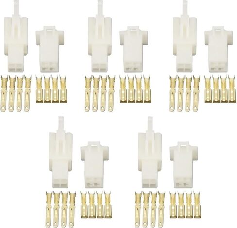 5/10 Sets 4 Pin 2.8mm DJ7041A-2.8-11/21 Automobile Electrical Wire Connectors Plug 6040-4111 6030-4991(5 Sets) in Saudi Arabia