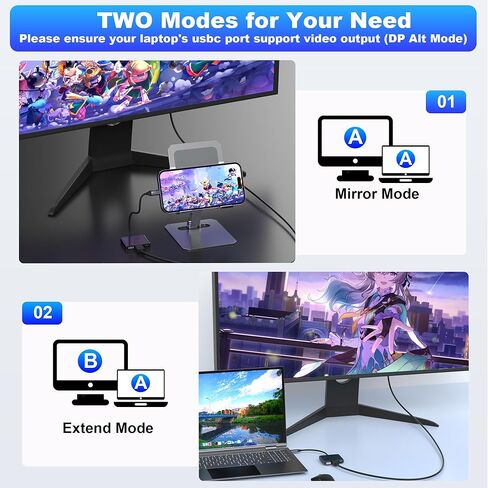 محول USB C إلى HDMI، محول متعدد المنافذ 3 في 1 4K@30 هرتز مع مخرج HDMI 4K، منفذ PD 100 وات ومنفذ USB 3.0، محول من النوع C إلى HDMI متوافق مع MacBook Pro وHP وMacBook Air وiPad Pro وDell وHP in Saudi Arabia