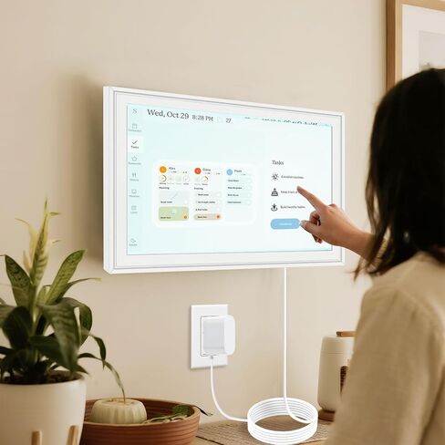 سلك طاقة مصنوع لتقويم Skylight مقاس 15 بوصة - فقط لـ 12 فولت، محول قابس حائط مع كابل بطول 6.6 قدم in Saudi Arabia