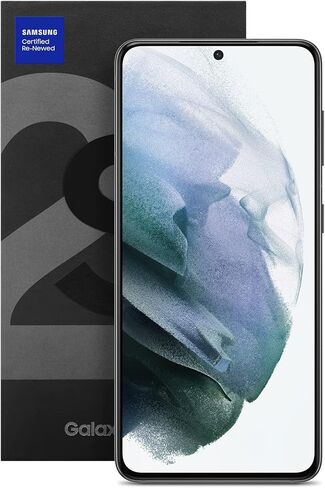 Samsung Galaxy S21 5G (128 جيجابايت، 8 جيجابايت) 6.2 بوصة AMOLED 120 هرتز، Snapdragon 888، Global 5G Volte مفتوح بالكامل (AT&T، Verizon، T-Mobile، Global) G991U1 (مع مكعب شحن 25 وات وشاحن لاسلكي سريع، رمادي) in Kuwait