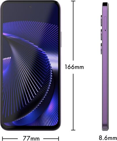 الهاتف الخلوي NUU N30 غير مقفل لـ T-Mobile، Mint، Metro، Qlink، Tello 6GB/128GB، هاتف المراهقين، ثنائي شريحة الاتصال 4G، ثماني النواة 6.7 بوصة 90 هرتز HD+، أي تطبيق أبوي، هواتف Android غير مقفلة، أرجواني، ضمان أمريكي لمدة عام in Kuwait