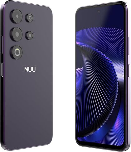 الهاتف الخلوي NUU N30 غير مقفل لـ T-Mobile، Mint، Metro، Qlink، Tello 6GB/128GB، هاتف المراهقين، ثنائي شريحة الاتصال 4G، ثماني النواة 6.7 بوصة 90 هرتز HD+، أي تطبيق أبوي، هواتف Android غير مقفلة، أرجواني، ضمان أمريكي لمدة عام in Kuwait