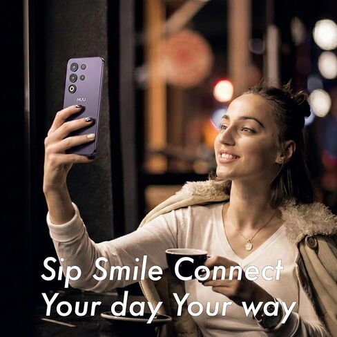 الهاتف الخلوي NUU N30 غير مقفل لـ T-Mobile، Mint، Metro، Qlink، Tello 6GB/128GB، هاتف المراهقين، ثنائي شريحة الاتصال 4G، ثماني النواة 6.7 بوصة 90 هرتز HD+، أي تطبيق أبوي، هواتف Android غير مقفلة، أرجواني، ضمان أمريكي لمدة عام in Kuwait