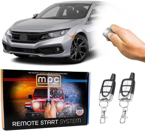MPC Smartphone Or Factory Remote Activated Remote Start Compatible with Honda Civic 2016-2021 - Key-to-Start ONLY - T-Harness - w/FlashLink Updater - Premier USA Tech Support in Saudi Arabia