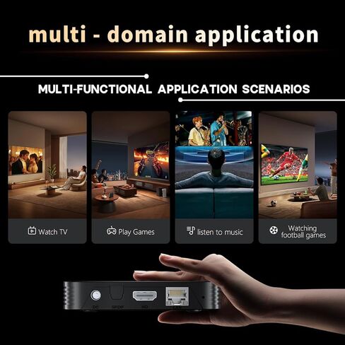 Android Box 14.0، 2GB RAM 16GB ROM رباعي النواة 64 بت RK3518 Cortex-A53، 10/100M Ethernet، 8K يدعم 2.4G/5.0 جيجا هرتز Dual WiFi BT 5.0 USB 2.0 3.0 in Kuwait