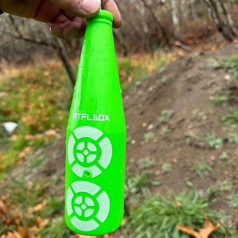 عبوة من 6 زجاجات بلاستيكية مقاومة للكسر من Atflbox للرماية في الفناء الخلفي، ألوان زاهية مع حبل معلق للتدريب على الهدف، مثالية للتدريب الداخلي والخارجي in Saudi Arabia