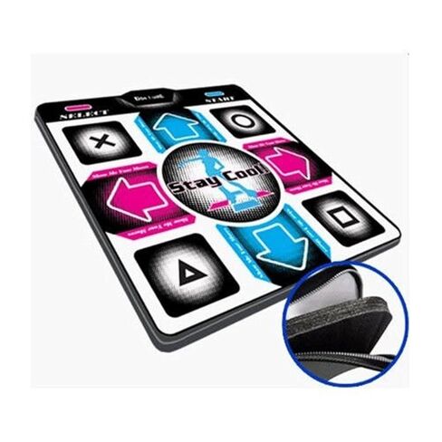 لعبة Dance Dance Revolution DDR (حساسة للغاية - لا مزيد من التأخير) PS1 /PS2 Super Deluxe Pad (الإصدار 4.0) مع حشوة إسفنجية مقاس 1 بوصة in Saudi Arabia