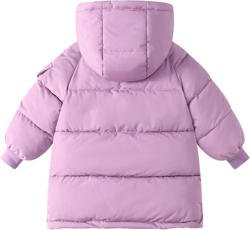 Kids Winter Coat Baby Girls Puffer Jacket Toddler Down Jackets Hooded Warm Cute Long Outerwear Winter Coats for Boys in Saudi Arabia