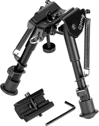 Bipods للبندقية 6-9 بوصة خفيفة الوزن وطول الساق قابل للتعديل مع محول in Kuwait