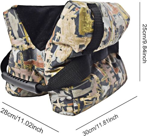 Shooting Rest Bag, Front Shooting Bag for Rifles and Shotguns, Portable Unfilled H-bag for Outdoor, Range, Shooting and Hunting (camouflage257, 13 * 8) in Saudi Arabia