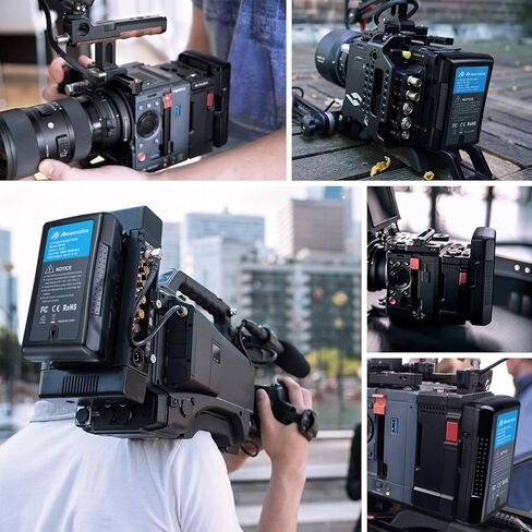 95Wh 6600mAh BP-95 V Mount V-Lock Battery Compatible with Sony Video Digital Camera Camcorder Broadcast DSLR LED Light Monitor HDCAM XDCAM and Other Camcorders in Saudi Arabia