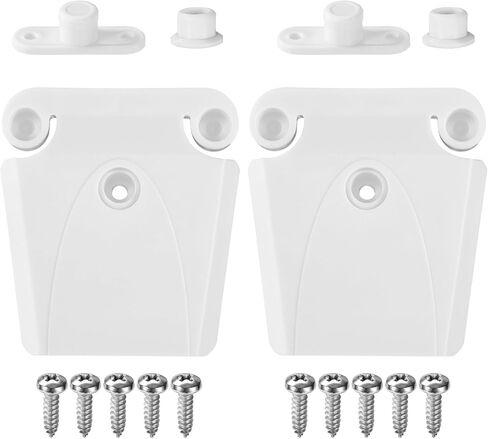 2pcs Cooler Lock Column & 10pcs Screws, High-Strength Cooler Latch Replacement Parts with Plastic Latches Posts Set Compatible with Igloo 50-165 Qt in Kuwait
