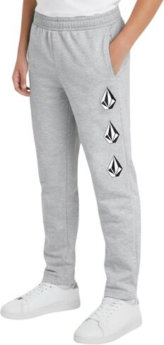 بنطال رياضي من الصوف للأولاد من Volcom - بنطال رياضي خفيف الوزن للأولاد للركض للشباب مع جيوب ورباط in Kuwait