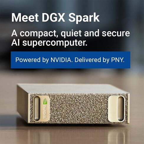 NVIDIA DGX Spark GB10 Grace Blackwell Superchip، 128 جيجابايت LPDDR5x، معالج ARM، تخزين 4 تيرابايت NVME M.2 SSD in Kuwait