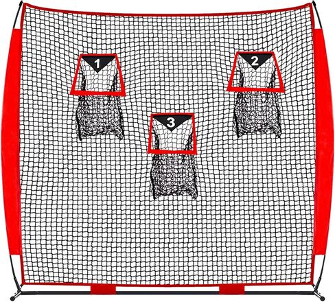 شباك كرة القدم لإلقاء كرة القدم ، رمي قورتربك الرمي صافي دقة ممارسة كرة القدم ، كرة قدم محمولة مع 3 أهداف رمي in Kuwait