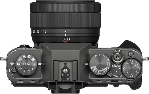 FUJIFILM X-T30 III Mirrorless Camera with 13-33mm f/3.5-6.3 Lens (Charcoal Silver) Bundle with Lens Filter Kit UV/CPL/F 49mm + 64GB Memory Card + Memory Card Wallet + Cleaning Kit in Saudi Arabia