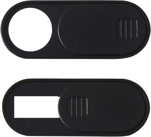 Webcam Cover, Camera Cover Slide, 3-Pack Upgrade Ultra-Thin Camera Covers Compatible for Laptop MacBook Pro iMac PC Tablet Notebook Surface Pro Echo Show Camera Protect Your Privacy Security (Black) in Saudi Arabia