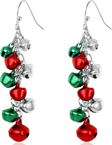 FULLIVE Christmas Earrings, Hypoallergenic Holiday Dangle Xmas Earrings, Holiday Jewelry Christmas Accessories for Women in Kuwait