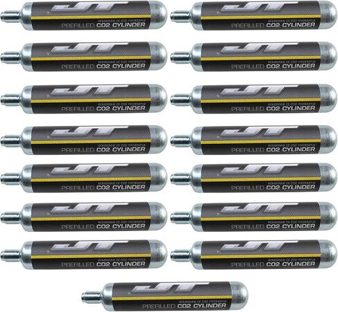 JT Paintball Pre-Filled 90 Gram Co2 Cartridge - 15 Pack in Saudi Arabia