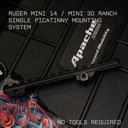 Monstrum Single Picatinny Rail Mount Compatible with Ruger Mini 14 / Mini 30 Ranch in Saudi Arabia
