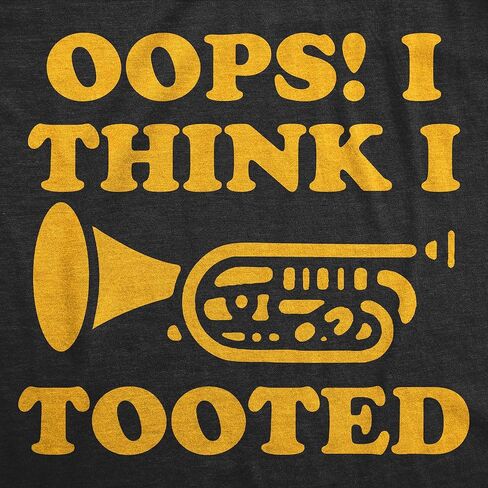 Crazy Dog T-Shirts Oops I Think I Tooted Baby Bodysuit Funny Sarcastic Trumpet Graphic Novelty Jumper for Infants in Saudi Arabia