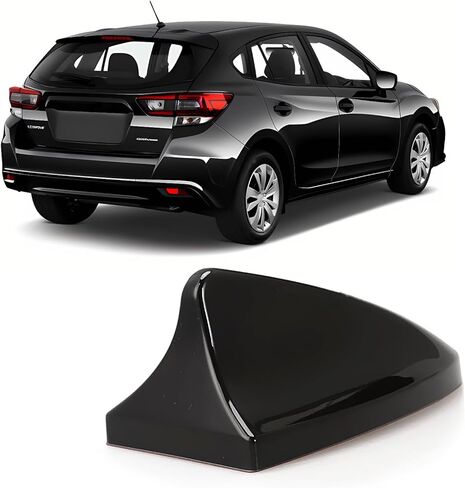 لسيارة Impreza (2007-2016) - هوائي السيارة Shark Fin، سيدان/هاتشباك، مناسب لسوبارو امبريزا 2007 2008 2009 2010 2011 2012 2013 2014 2015 2016 (سيدان- أسود) in Kuwait