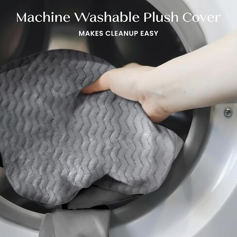 Delta Children Wavy Plush Changing Pad Cover, Grey in Saudi Arabia