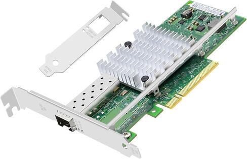 10Gb Fiber Optic Network Card with Intel 82599EN Chip,X520-DA1,1 Optical Port Fiber Ethernet Adapter,Single SFP+ Port PCIE X1 NIC Support Windows Server/Linux/VMware in Saudi Arabia