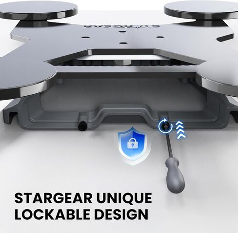 Starlink Gen 3 Mount Mobility, Magnetic with 440lbs Heavy Duty Magnet Suction Bases, 4PCS Starlink Mini/Gen 3 Magnetic Mount Plates, Adhesive Metal Plate Magnetic Pads for Satellite Magnetic Mount in Saudi Arabia