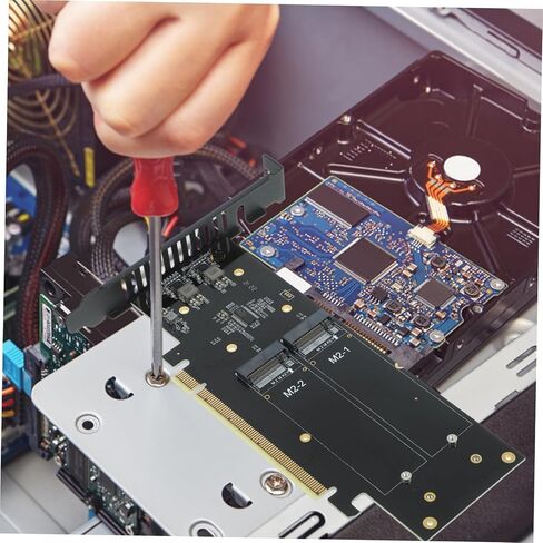 Veemoon Nvme Port Pci E محول بطاقة محول SSD عالي السرعة مع توسيع مستقر سهل التركيب محول Pci Express لتعدين البيانات وتطبيقات معالجة الفيديو in Kuwait