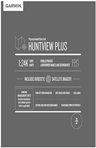 Garmin Huntview Plus, Preloaded microSD Cards with Hunting Management Units for Garmin Handheld GPS Devices, Wisconsin in Saudi Arabia