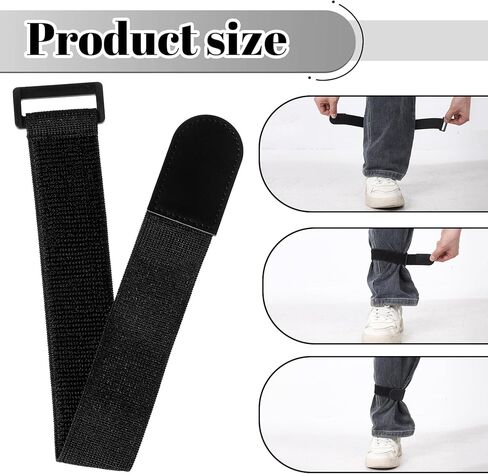 2 PCS Boot Snake Boot Straps for Cowboy Boots Adjustable Elastic Cowboy Boot-Straps Pant Leg Strap for Hiking Biking Hunting Sports Outdoor in Saudi Arabia