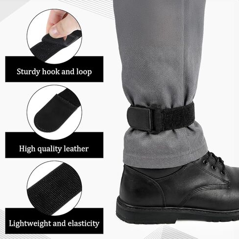 2 PCS Boot Snake Boot Straps for Cowboy Boots Adjustable Elastic Cowboy Boot-Straps Pant Leg Strap for Hiking Biking Hunting Sports Outdoor in Saudi Arabia