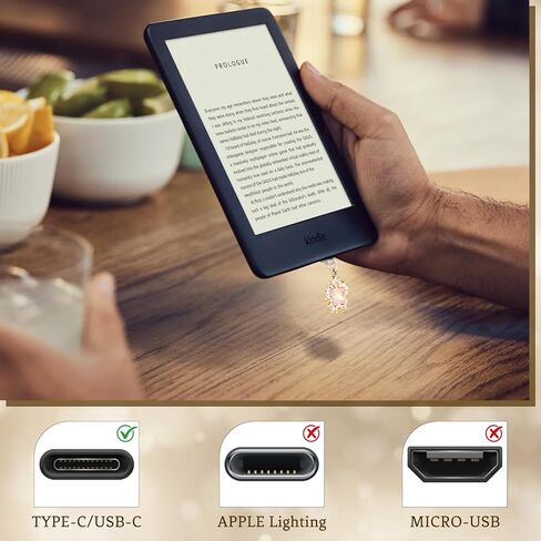 قابس غبار متوافق مع Kindle Paperwhite / 11th، 10 قطع قابس مضاد للغبار لمنفذ شحن من النوع C/USB C in Saudi Arabia