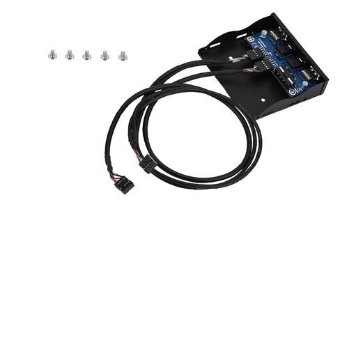 لوحة أمامية من Brrnoo، لوحة أمامية لمحرك الأقراص المرنة USB 3.5 بوصة مع قرص مرن واحد وكابل واحد وكابل صوت و5 ميكروفون ومقبس صوت لـ in Kuwait