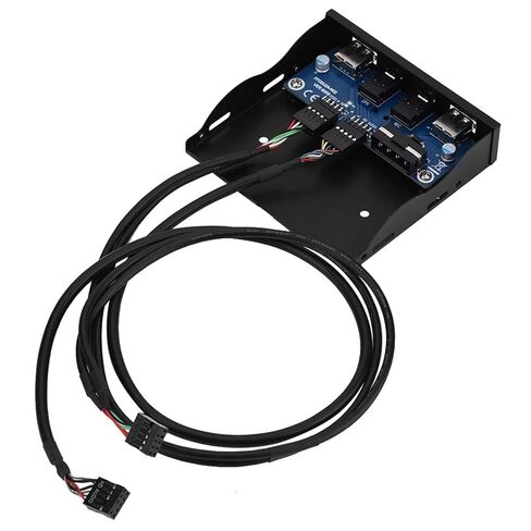 لوحة أمامية من Brrnoo، لوحة أمامية لمحرك الأقراص المرنة USB 3.5 بوصة مع قرص مرن واحد وكابل واحد وكابل صوت و5 ميكروفون ومقبس صوت لـ in Kuwait