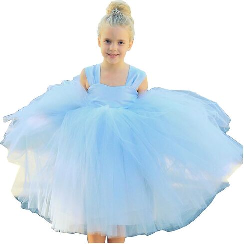 Sweetheart Neck Top Tutu Junior Flower Girl Dress Christening Ceremony 201 in Saudi Arabia