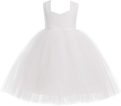 Sweetheart Neck Top Tutu Junior Flower Girl Dress Christening Ceremony 201 in Saudi Arabia