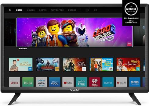 VIZIO 32 بوصة D-Series - تلفزيون ذكي عالي الدقة 1080 بكسل مع Apple AirPlay وChromecast مدمج، ونسخ الشاشة للشاشات الثانية، وأكثر من 150 قناة بث مجانية (D32f-G1، 2020) in Saudi Arabia