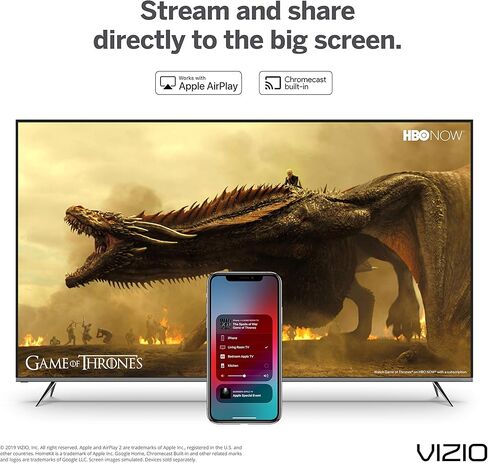 VIZIO 32 بوصة D-Series - تلفزيون ذكي عالي الدقة 1080 بكسل مع Apple AirPlay وChromecast مدمج، ونسخ الشاشة للشاشات الثانية، وأكثر من 150 قناة بث مجانية (D32f-G1، 2020) in Saudi Arabia