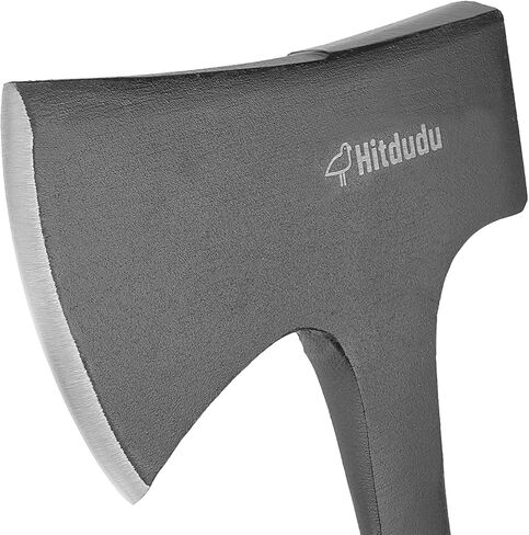 Camping Hatchet, Full Tang Camping Axe Splitting Axe for Wood Splitting and Kindling, Forged Carbon Steel Heat Treated Hand Maul Tool, Shock Reduction Handle with Anti-Slip Grip in Kuwait