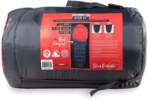 Klymit 0 Degree Full-Synthetic Sleeping Bag - Black in Kuwait