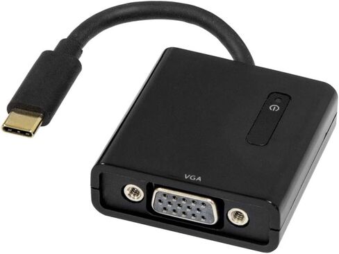 USB Type-C to VGA Adapter. Support Resolution up to 1080p. Bus-Powered. Fully Plug-n-Play. Thunderbolt 3 in Saudi Arabia