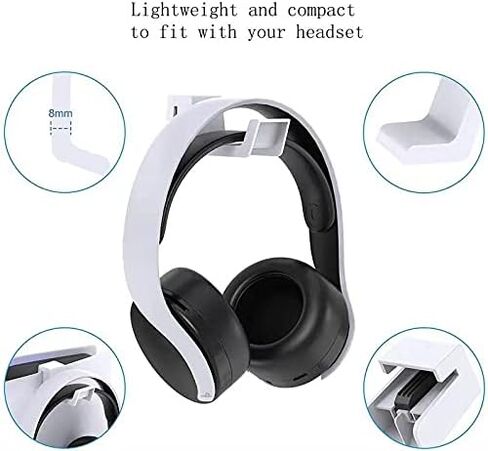 Sony PS5 Headset Holder,Mini Headset Hanger with Supporting Bar, for Sony PlayStation 5 Gaming Headset in Saudi Arabia