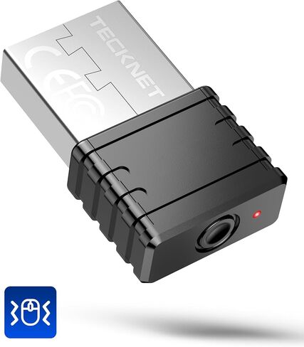 TECKNET Mouse Jiggler جهاز محرك USB غير قابل للاكتشاف مع 3 أوضاع، مؤشر LED ملون، التوصيل والتشغيل لإبقاء الكمبيوتر المحمول مستيقظًا، تحكم بزر واحد، بدون تداخل in Kuwait