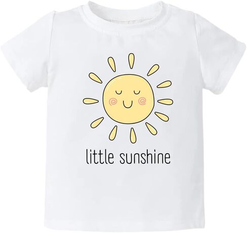 Kids Tshirt Baby Onesie® Little Sunshine Baby Bodysuit Newborn Outfit Baby Shower Gift in Saudi Arabia