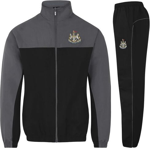 Newcastle United FC Official Gift Boys Tracksuit Set Black White 6-7 Years SB in Saudi Arabia